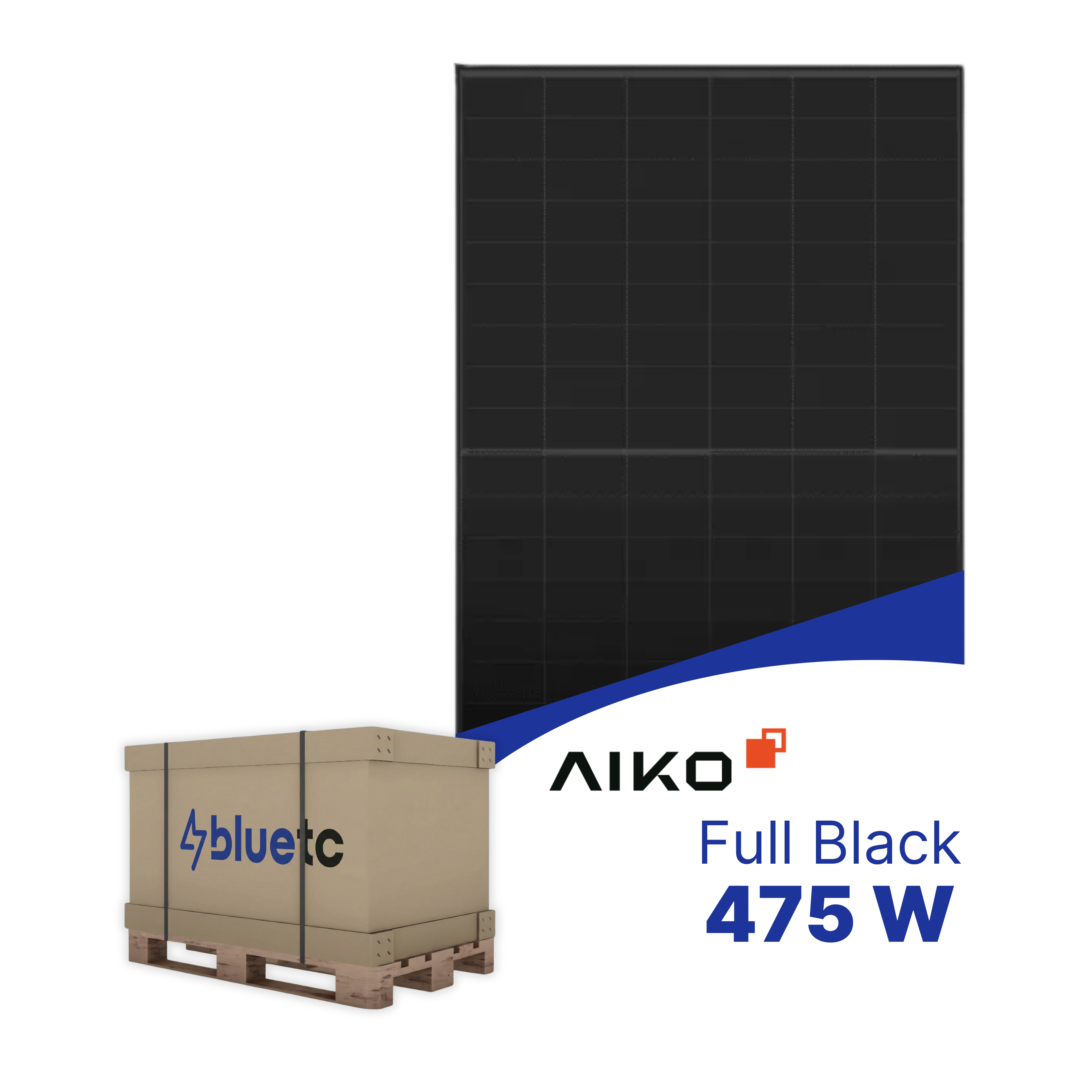 Aiko Solar Neostar 3S+ 475W Glas-Glas Full Black AIKO-A-MCE54Db - Palette (37 Stk.)