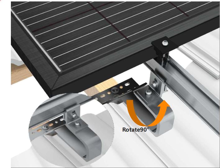 Clenergy SolarRoof Pro 2.0 PV-ezRack Schrägdach Unterkonstruktion