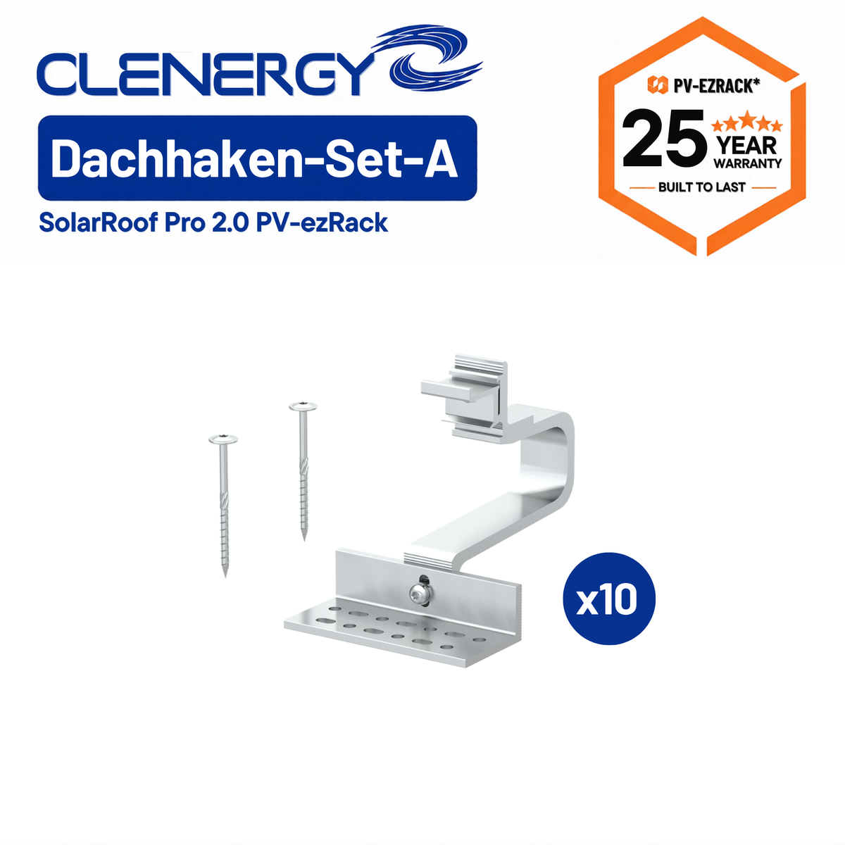clenergy solarroof pro 2.0 dachhaken set a bluetc