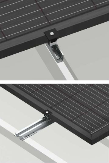 Clenergy SolarRoof Pro 2.0 PV-ezRack Schrägdach Unterkonstruktion