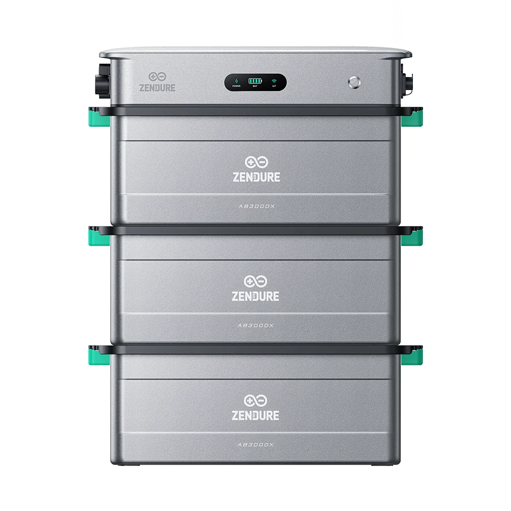 Zendure SolarFlow 2400 AC mit 3 AB3000X Batterien und 8,64 kWh