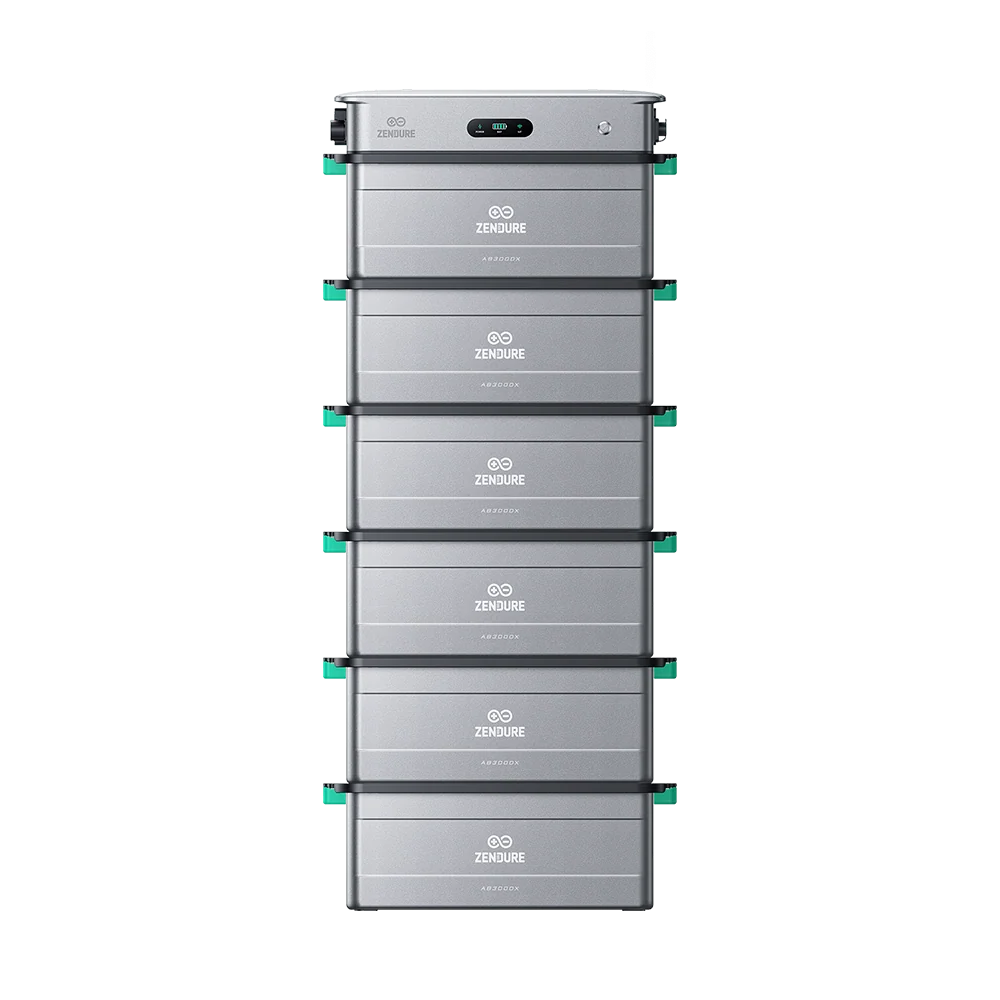 Zendure SolarFlow 2400 AC mit 6 AB3000X Batterien und 17,28 kWh